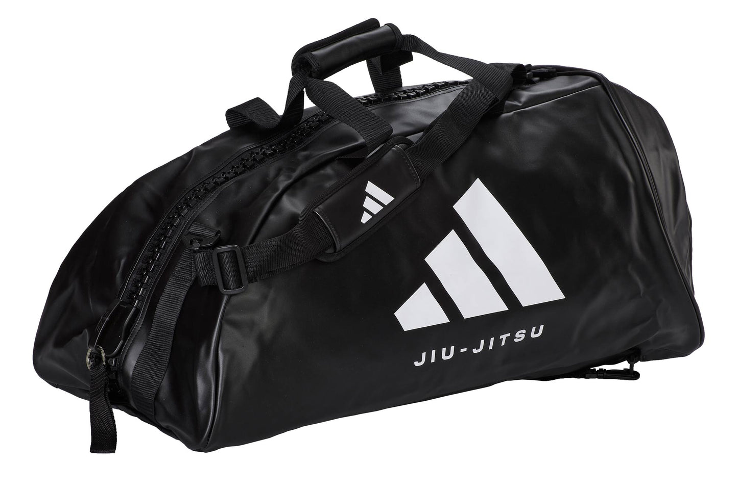 adidas 2in1 Sporttasche Jiu Jitsu Bag Gr.M - L schwarz-weiß, Rucksack Tragettasche adiACC051BJJ