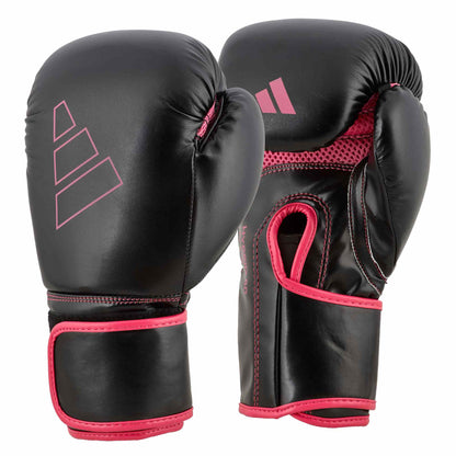 adidas Boxhandschuhe Hybrid 80, schwarz-pink, ADIH80