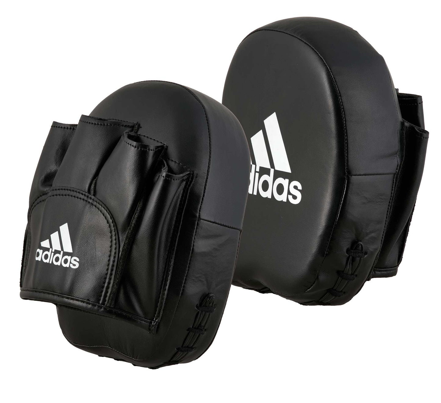 adidas Pratze Speed Focus Mitt schwarz-weiß PU, adiMP02, Handpratze, Schlagpolster