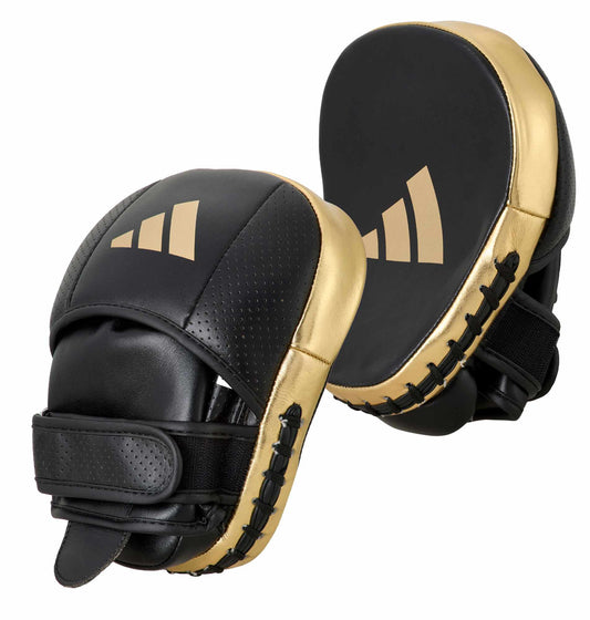 adidas adiSTAR Pro Speed Focus Pratze Microfiber schwarz-gold, adiPFP01M, Handpratze, Schlagpolster