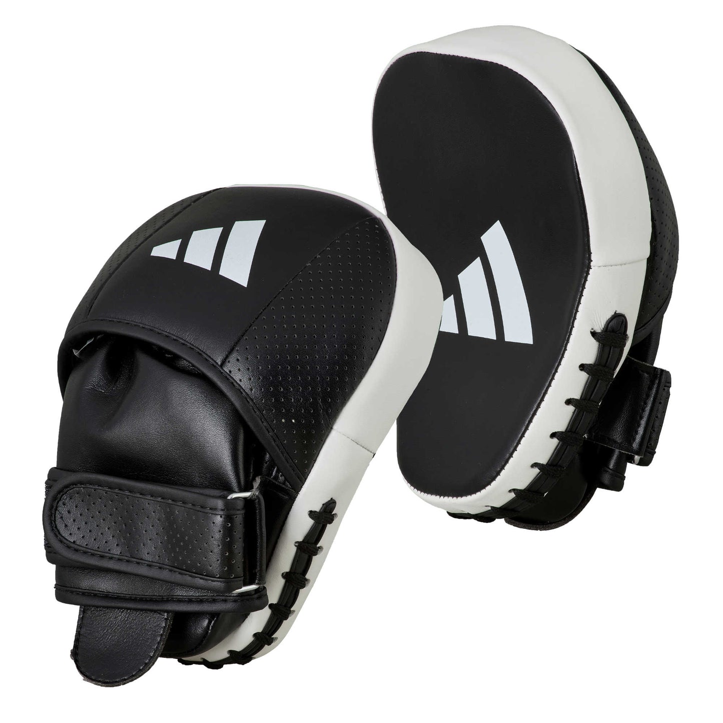 adidas adiSTAR Pro Speed Focus Pratze Microfiber schwarz-weiß, adiPFP01M, Handpratze, Schlagpolster