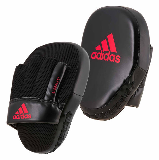 adidas Speed Coach Paar-Pratzen, schwarz-rot ADISBAC014, Handpratze, Schlagpolster