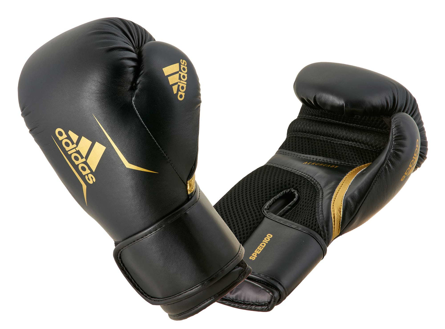 adidas Boxhandschuhe Speed 100, ADISBG100 schwarz-gold