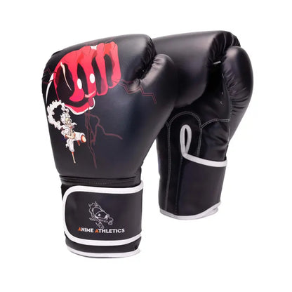 Anime Athletics Boxhandschuhe BAJURANGU GUN schwarz-weiß - COMFORT Version