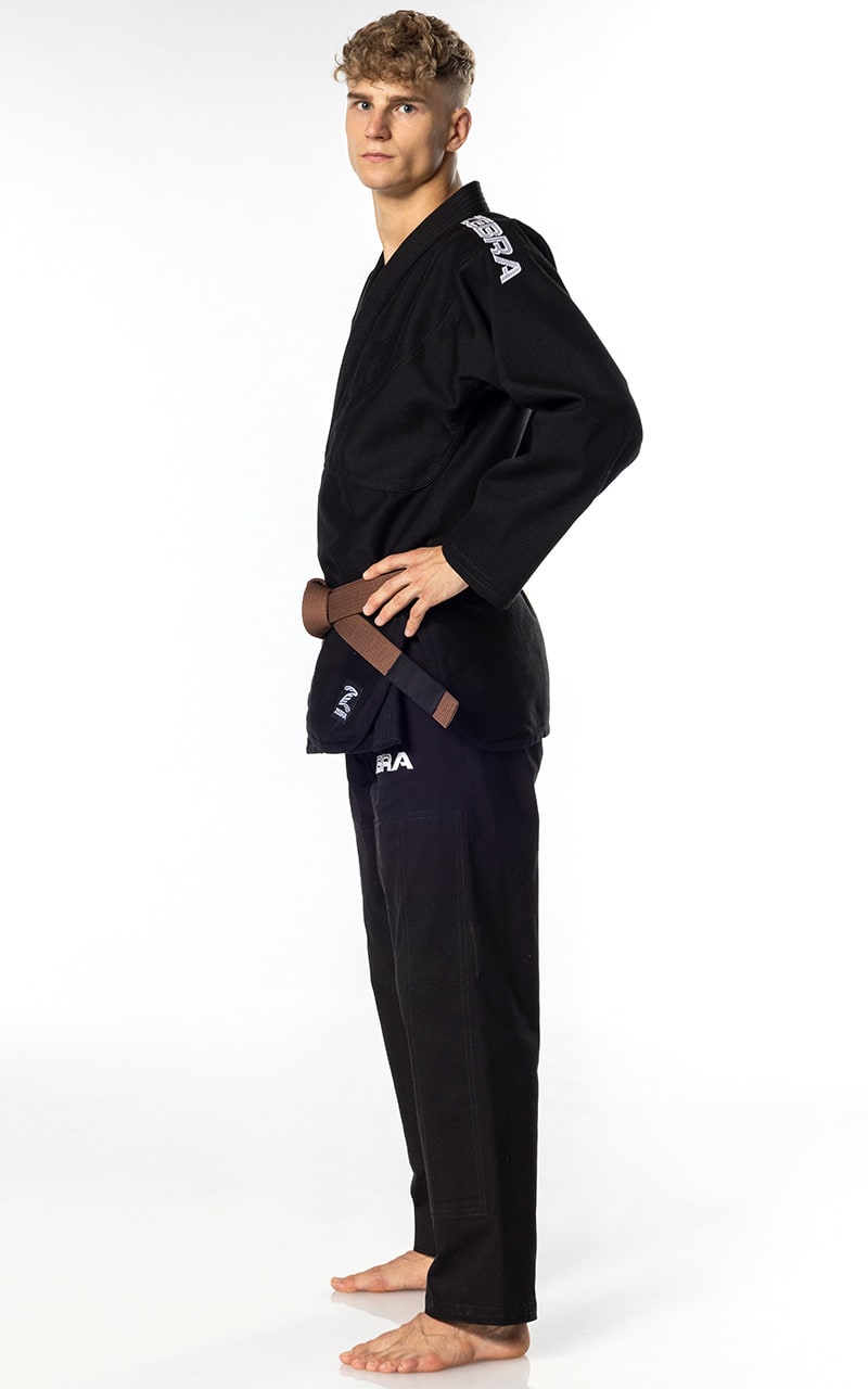 ZEBRA BJJ Anzug Guerreiro schwarz - Brazilian Jiu Jitsu Gi 350g