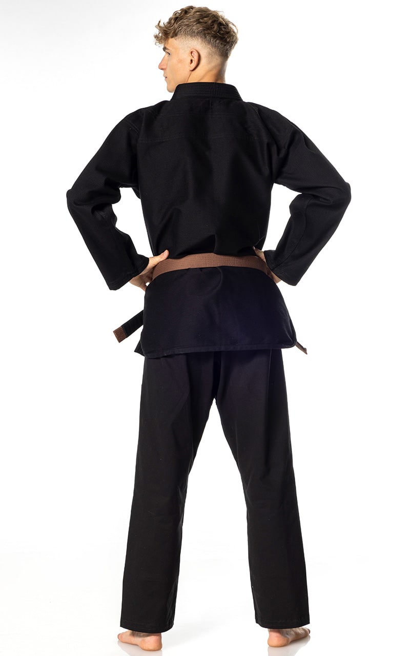ZEBRA BJJ Anzug Guerreiro schwarz - Brazilian Jiu Jitsu Gi 350g