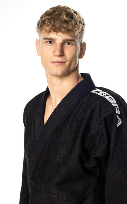ZEBRA BJJ Anzug Guerreiro schwarz - Brazilian Jiu Jitsu Gi 350g