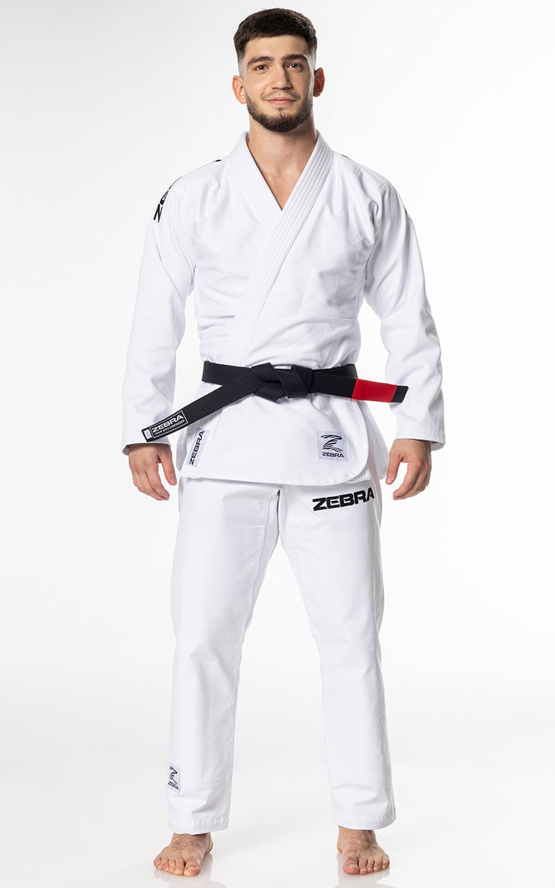 ZEBRA BJJ Anzug Guerreiro weiß - Brazilian Jiu Jitsu Gi 350g