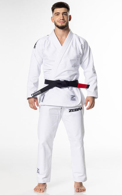 ZEBRA BJJ Anzug Guerreiro weiß - Brazilian Jiu Jitsu Gi 350g