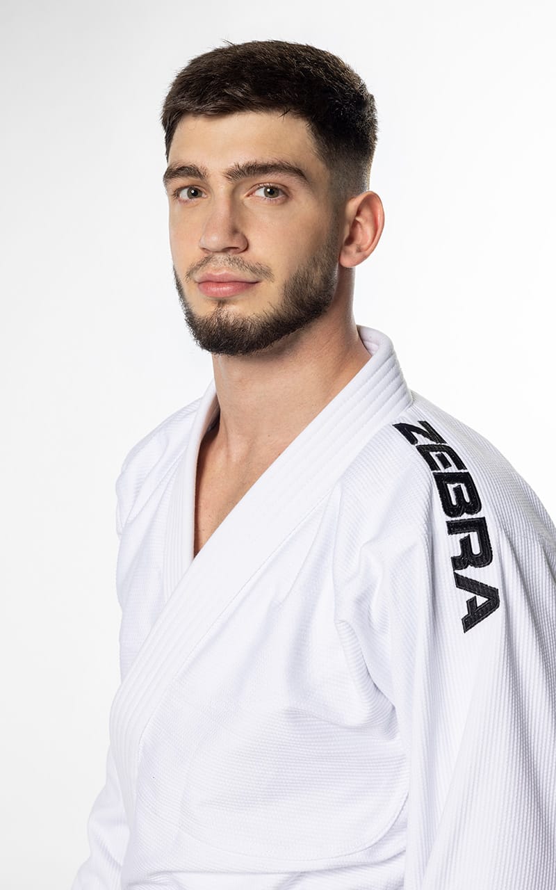 ZEBRA BJJ Anzug Guerreiro weiß - Brazilian Jiu Jitsu Gi 350g