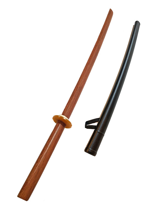 SET Bokken Roteiche mit Saya - 100 cm mit Tsuba - Trainingsschwert Japanisch