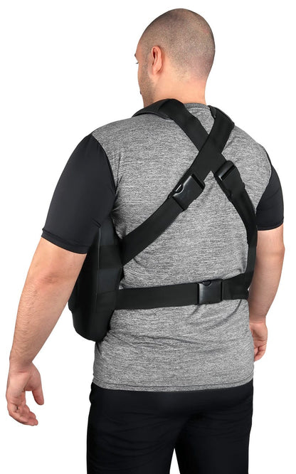 ZEBRA Schutzweste Coach Pro schwarz - extra dicke Schaumstoff Trainingsweste