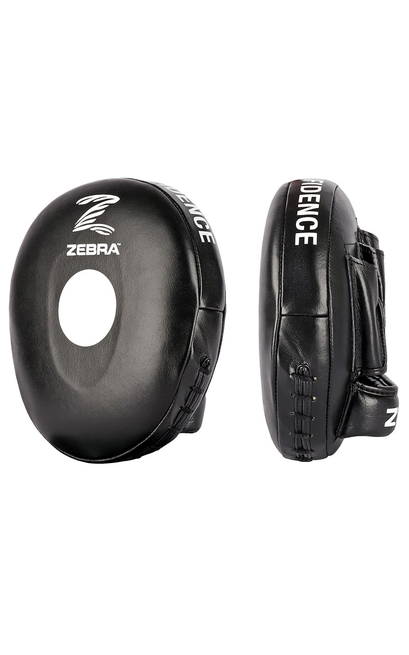 ZEBRA Handpratzen Pro Coaching Mitt - stabiles Echtleder (Paar)