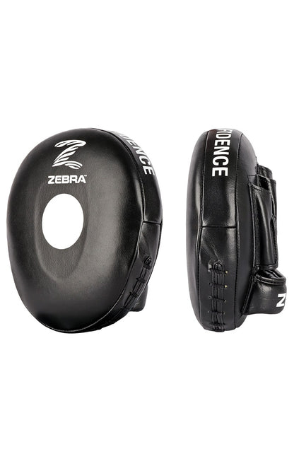 ZEBRA Handpratzen Pro Coaching Mitt - stabiles Echtleder (Paar)