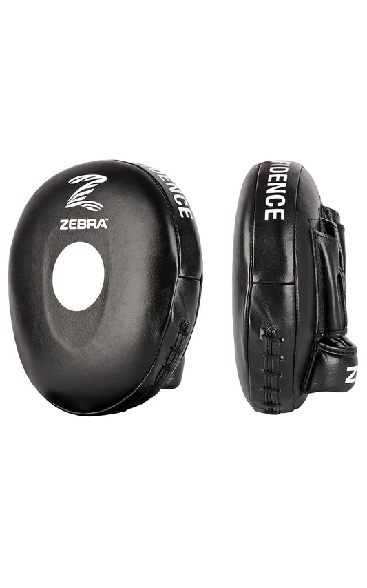 ZEBRA Handpratzen Pro Coaching Mitt - stabiles Echtleder (Paar)