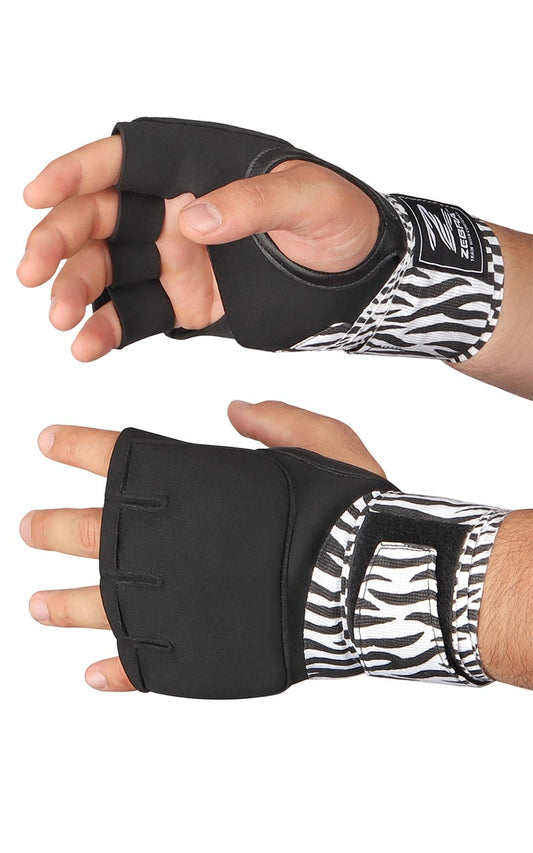 ZEBRA Box-Innenhandschuhe Pro Quick Wrap - Klettverschluss, Gelpad, extra lange Bandage