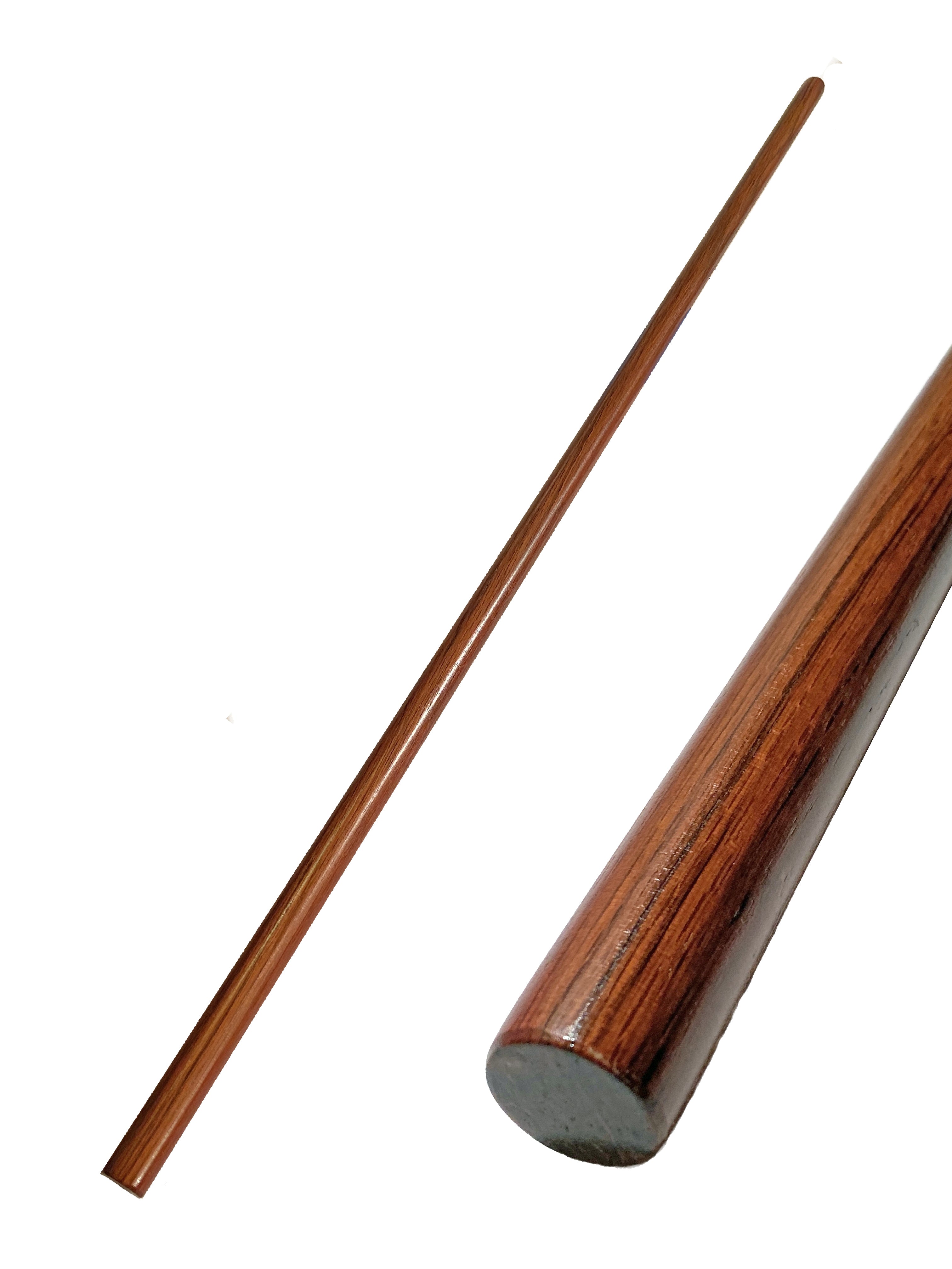 Bâton D'Entraînement Jo En Chêne Rouge 127cm - Pour Aïkido, Iaido Et Arts Martiaux