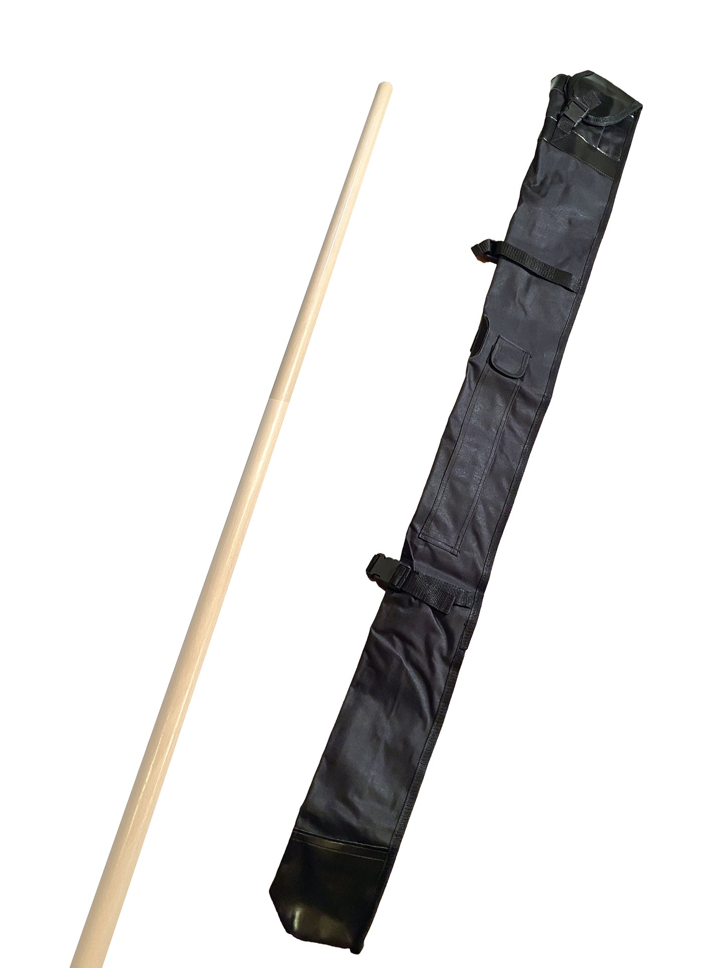 SET Bo Stab Weißeiche mit Waffentasche - 182 cm gerade Form, japanische weiße Eiche