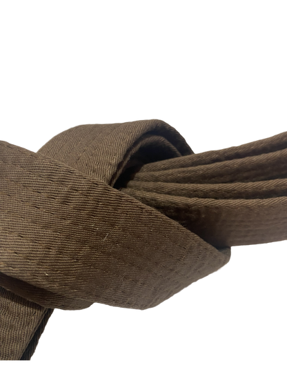 Kaiten Karategürtel Braun extra dicke Ausführung - 4,5 cm Breit - Baumwolle Braungurt - Länge 230 bis 350 cm