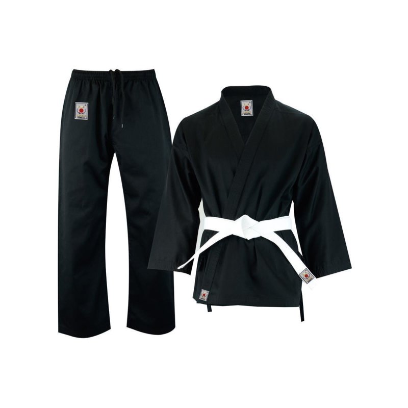 Karate Anzug schwarz 12 oz, KUMITE Edition