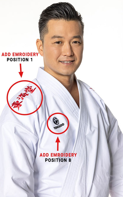 Karategi TOKAIDO KATA MASTER Sen, Made in Japan, WKF, 10oz Karateanzug