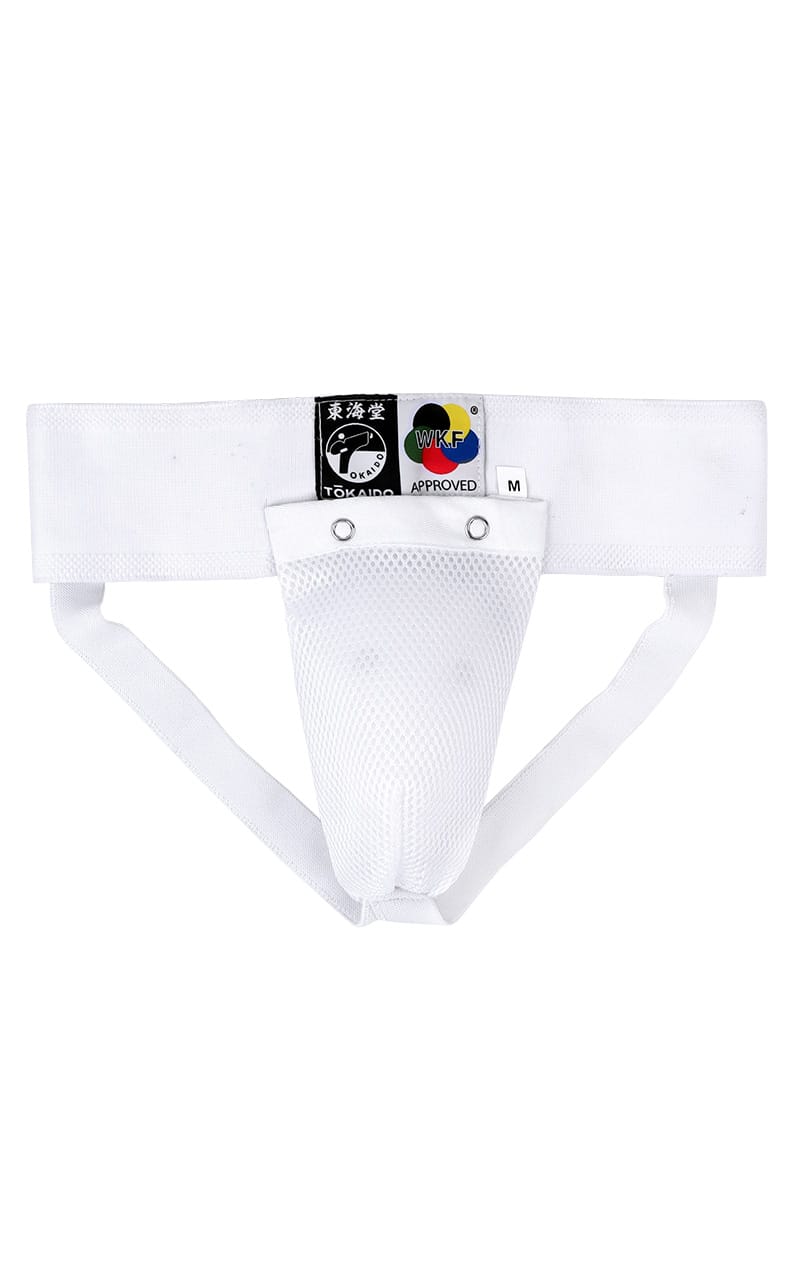 Karate Tiefschutz für Männer, TOKAIDO Fight, WKF - Weiß