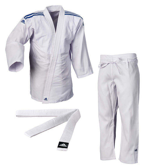 adidas Judoanzug Beginner weiß J250 Judo Gi (Judojacke, Judohose)