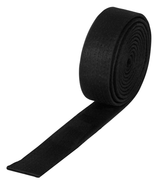 KWON (R) Budogürtel schwarz 4 cm neutral Schwarzgurt ohne Logos