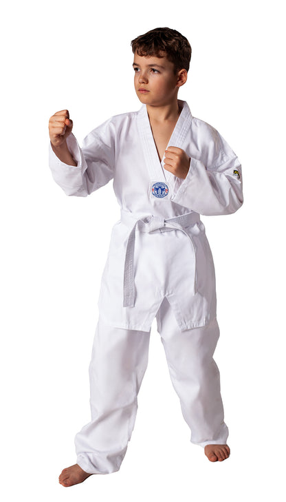 KWON (R) Taekwondo Anzug Song - Kinder Einsteiger TKD-Anzug mit Schlupfjacke