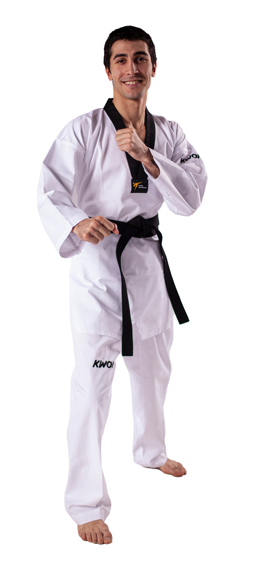 KWON (R) Taekwondo Anzug Victory schwarzes Revers