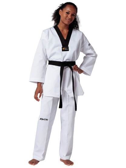 KWON (R) Taekwondo Anzug Victory schwarzes Revers
