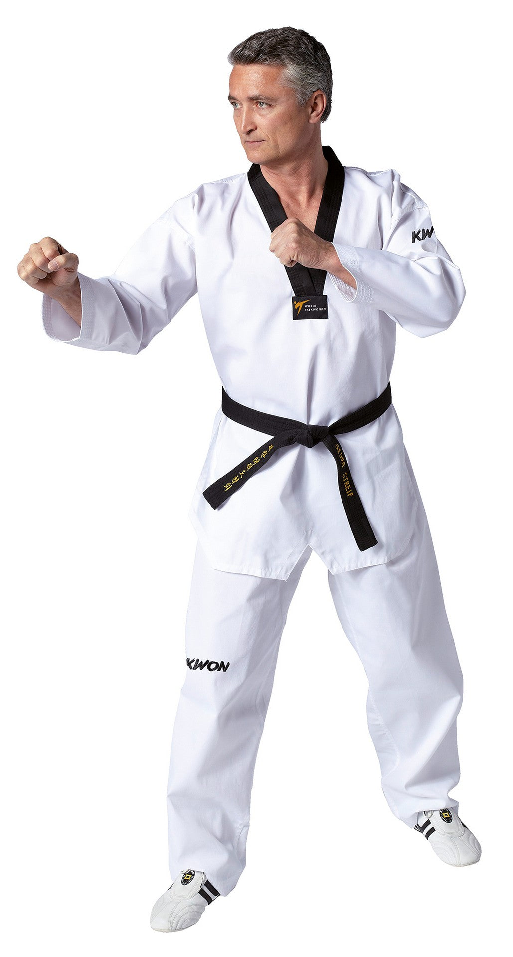 KWON (R) Taekwondo Anzug Victory schwarzes Revers