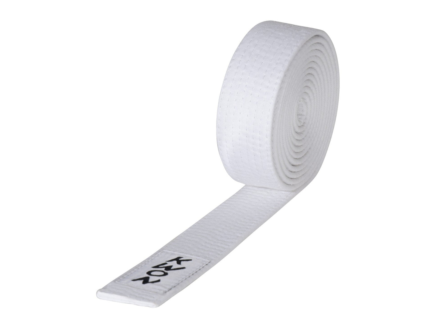 KWON (R) Budogürtel weiß, 4 cm Breit verschiedene Längen, feste Baumwolle, Karate Taekwondo Judo Ninjutsu