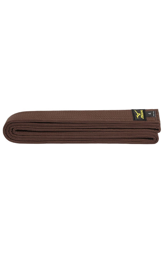 MIZUNO Judogürtel Braun -  4,5 cm Breit - Feste Baumwolle