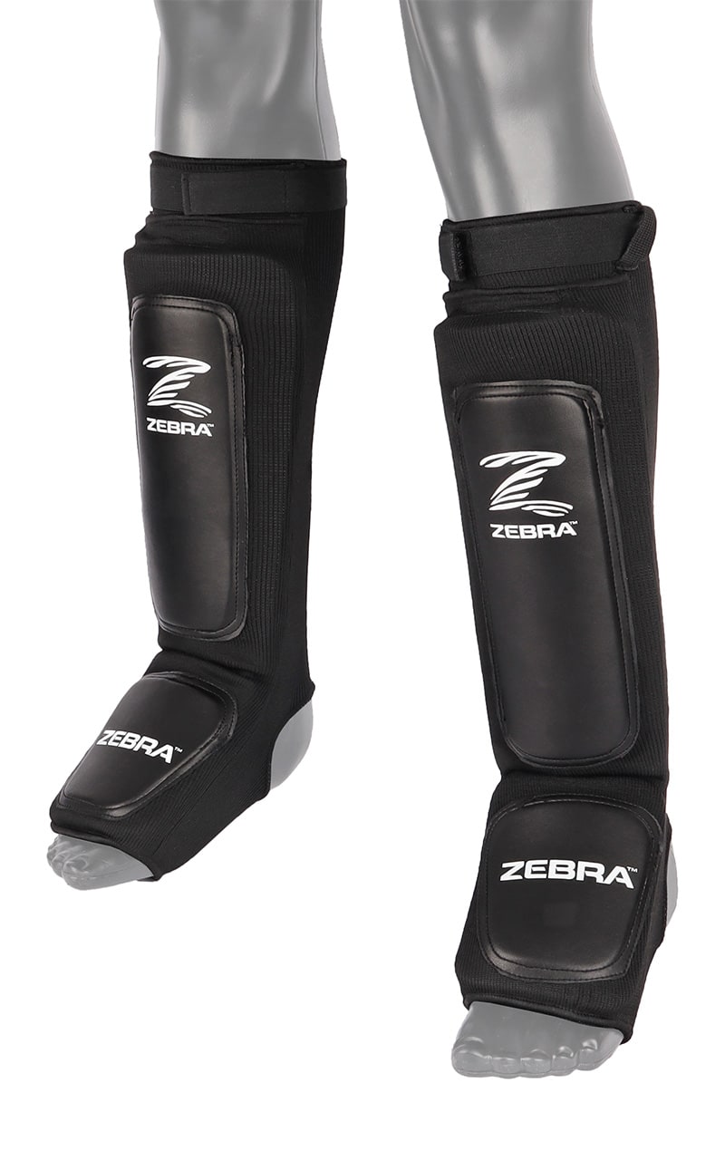 ZEBRA Schienbein- Spannschützer Performance, elastisch - MMA Kickboxen