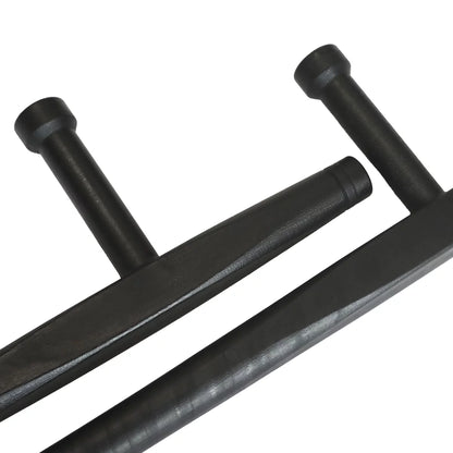 Tonfa Hartkunststoff Traditional schwarz