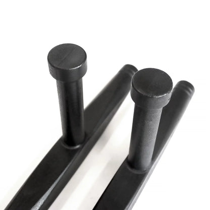Tonfa Hartkunststoff Traditional schwarz