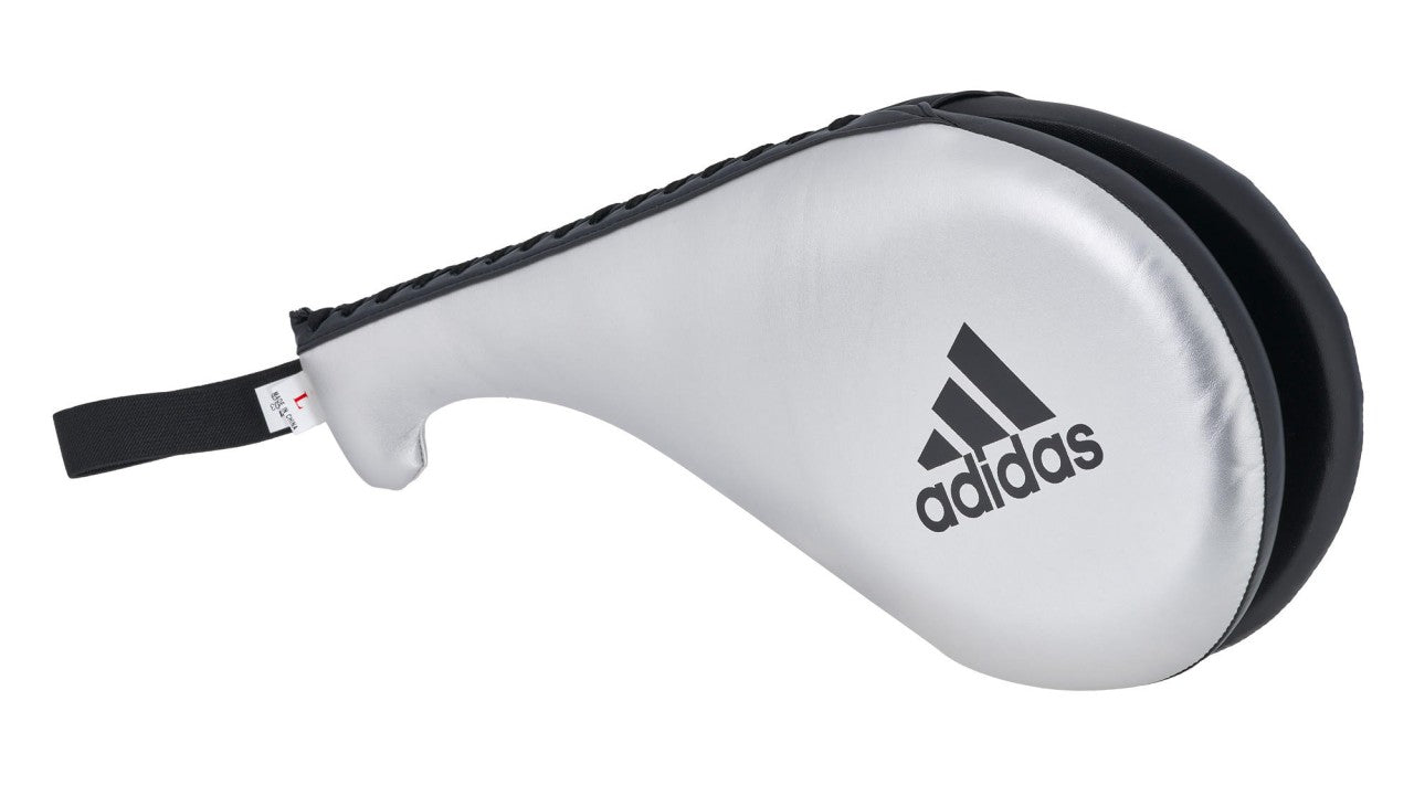 adidas double Mitt Taekwondo silber, ADITDT03 Gr.S / L, Handpratze, Schlagpolster