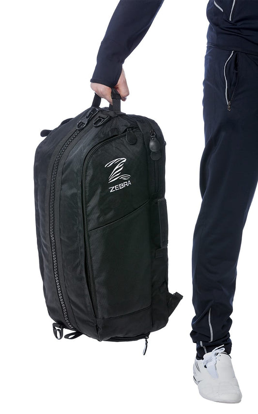 ZEBRA Sporttasche Combi, schwarz - 70 x 30 x 25 cm - mit Rucksack Funktion