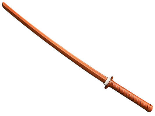 TEKKA BUDO Bokken TPR braun - 100 cm mit Tsuba - Kunsttoff Katana - Trainingsschwert Aikido, Kobudo