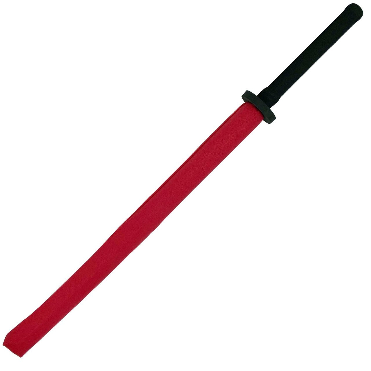 TEKKA BUDO Chanbara Trainingsschwert 95 cm - Choken rot - Schaumstoff Übungsschwert gepolstert