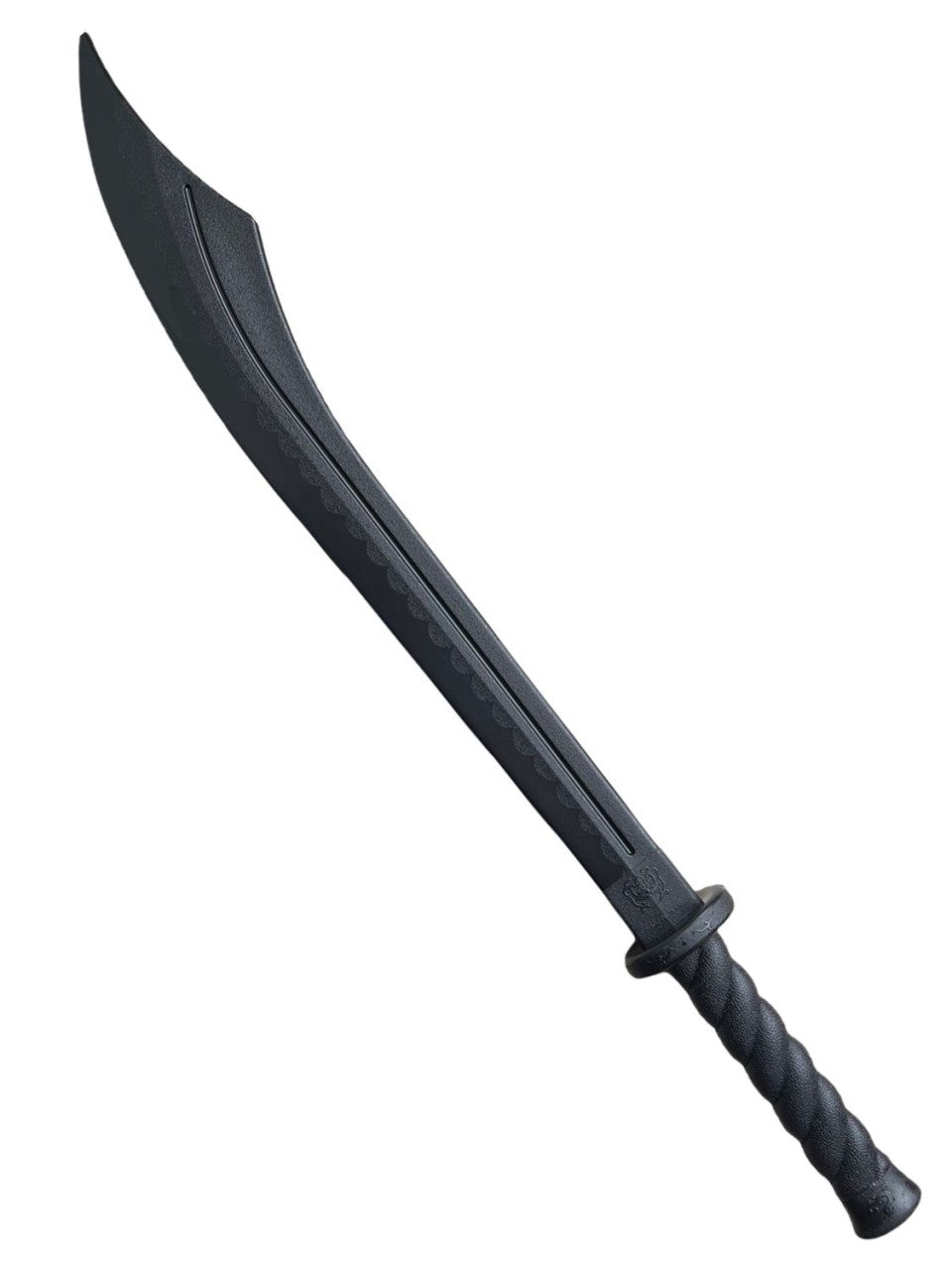 TEKKA BUDO Kung Fu Säbel (DAO) - TPR Kunststoff - schwarz 85cm - 660g schwer - Stabiles Material