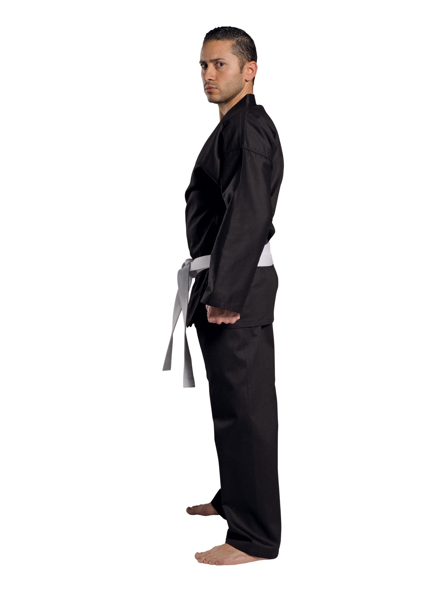 KWON (R) Karateanzug Traditional BLACK - 8 oz, schwarz - Karate Gi