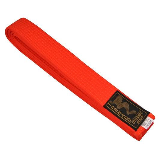 Karategürtel orange - einfarbig - 4 cm breit - Orangegurt Karate
