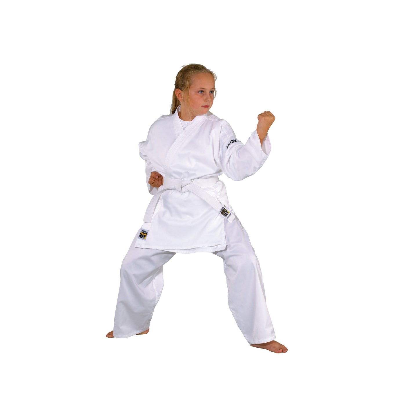 KWON (R) Karateanzug Clubline Basic - weiß 6,5 oz - Kinder Karate Gi