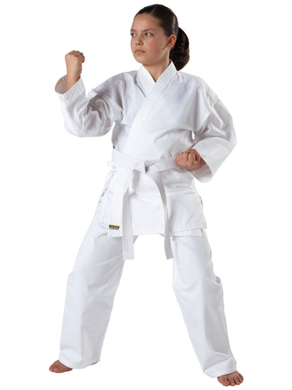 KWON (R) Karateanzug Clubline Renshu - weiß 7 oz - Einsteiger Karate Gi