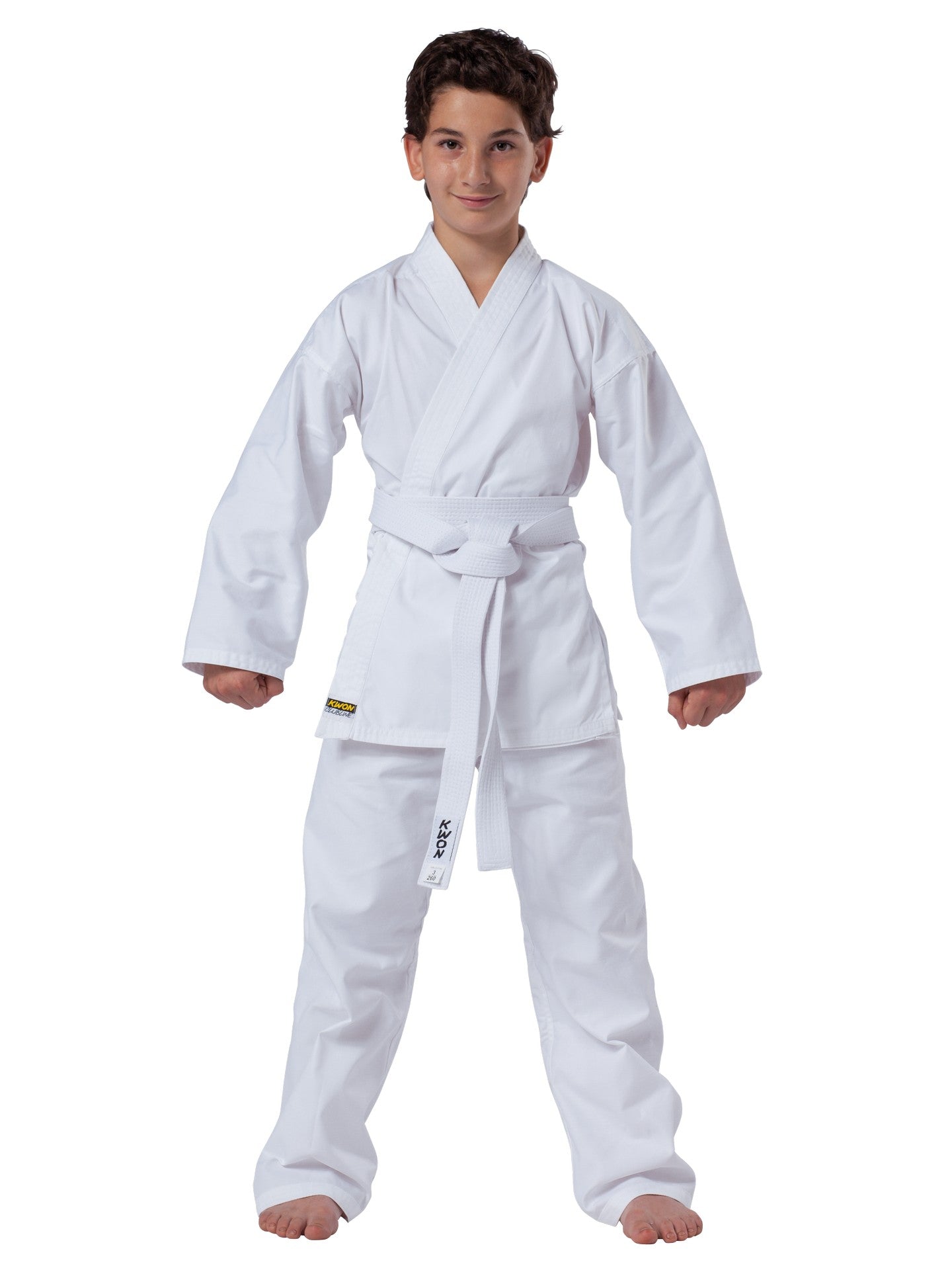KWON (R) Karateanzug Clubline Renshu - weiß 7 oz - Einsteiger Karate Gi
