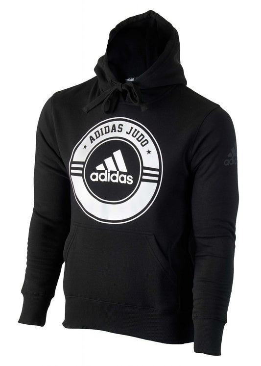 ADIDAS Hoodie Judo schwarz-weiß