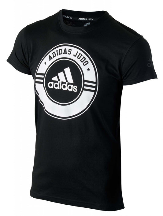 ADIDAS T-Shirt Combat Sport Judo schwarz-weiß