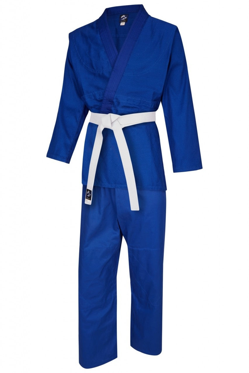 Judoanzug PX CHALLENGE Gi blau - 380g - Reiskornwebung - Inkl. Weißgurt